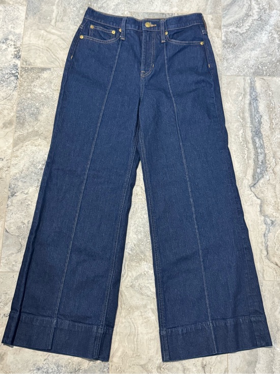 J. Crew Denim - J. Crew Dark Indigo Wide-Leg Denim Jeans